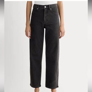 Everlane the organic way high Jean in washed black size 33 like new